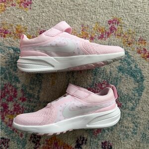 Nike Kids Light Pink and White Sneakers